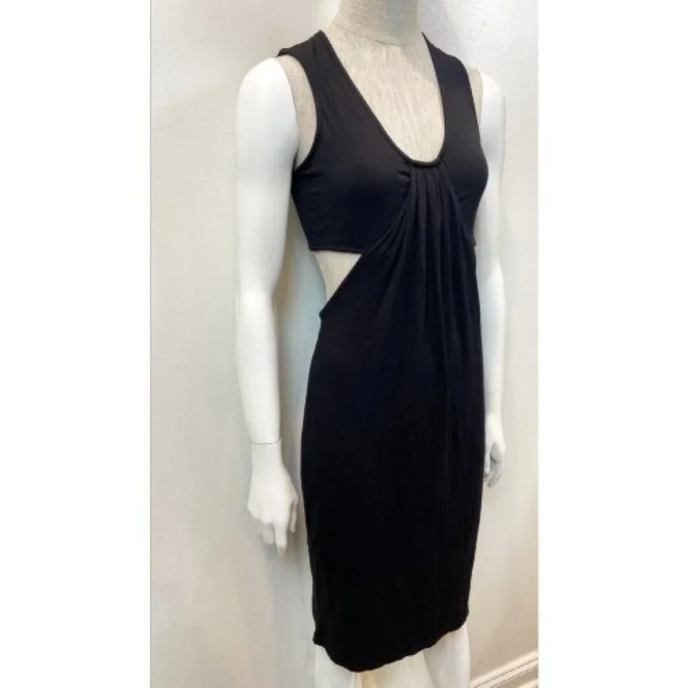 NWT! $275 RACHEL PALLY BLACK CUTOUT OUT WIGGLE DRESS M - Picture 1 of 11